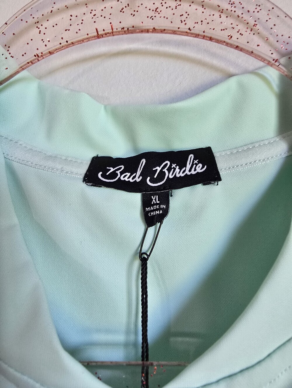 Bad Birdie NEW Blade Minty Fresh Green Sleeveless Womens Golf Polo SZ XL Sporty - Picture 11 of 14